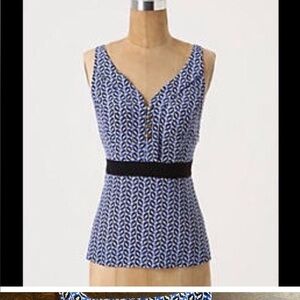 New with tags Girls from savoy sleeveless blouse. Bird print 12. Anthropologie